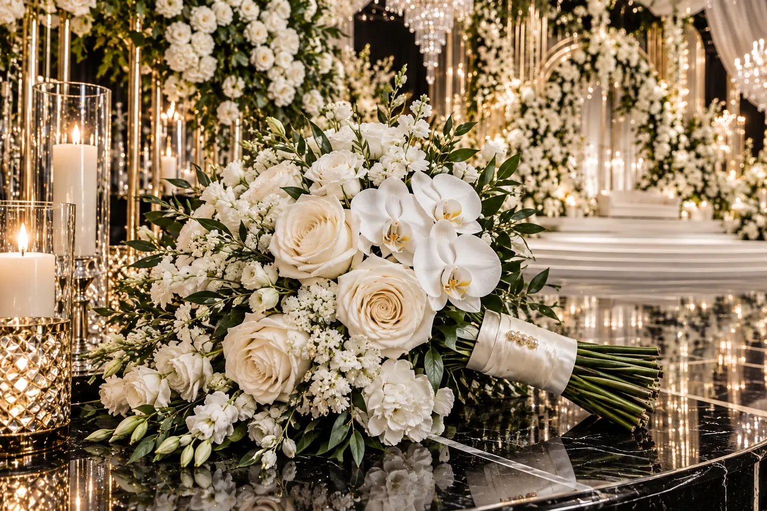 The bridal bouquet